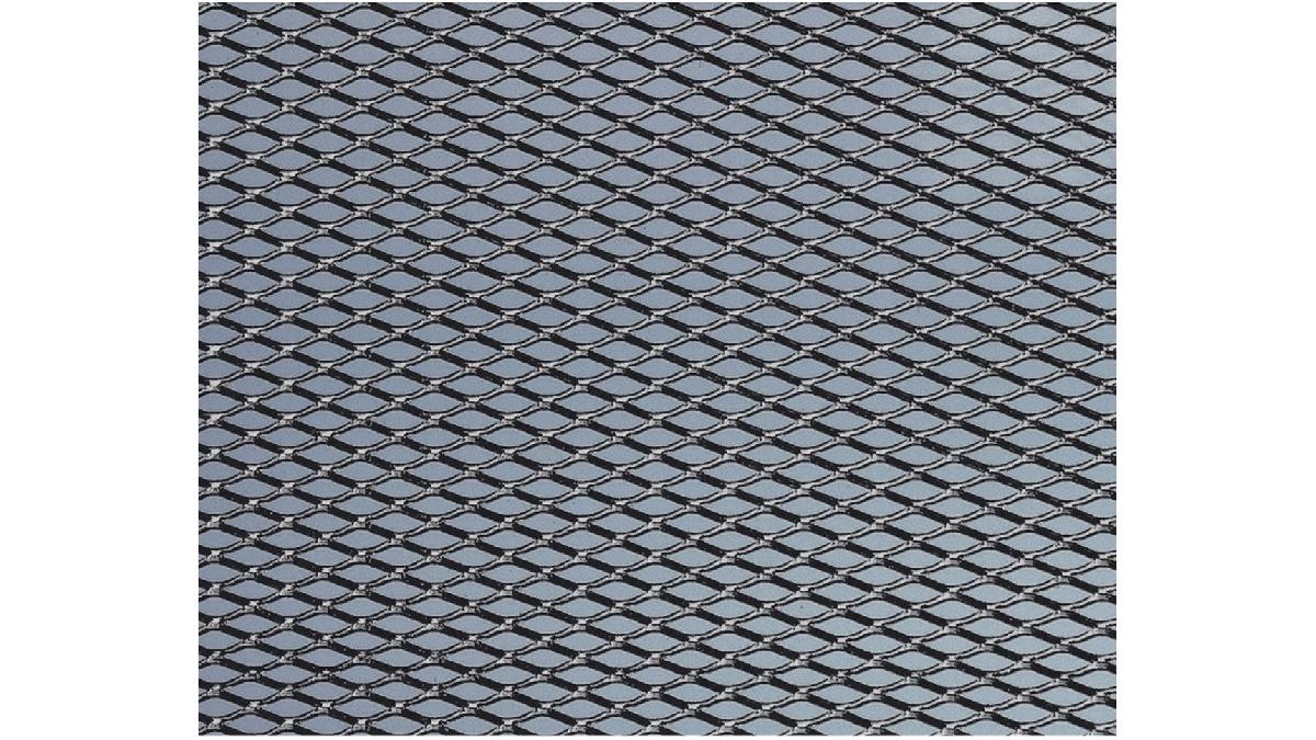 Foliatec+Aluminium+Grillage-Race+medium+noir+20x60cm+-+2+pi%C3%A8ces